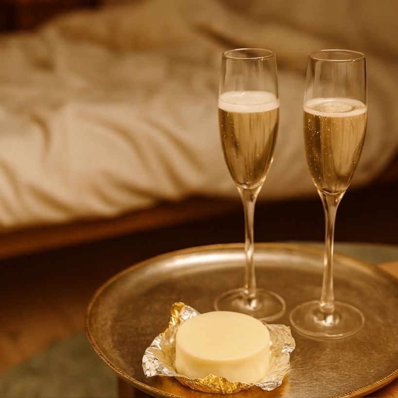 Natural couples massage gift set by Valley Mist, ideal for anniversaries and romantic evenings