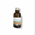 witch hazel toner for combination skin 30ml sized glass bottle on white background
