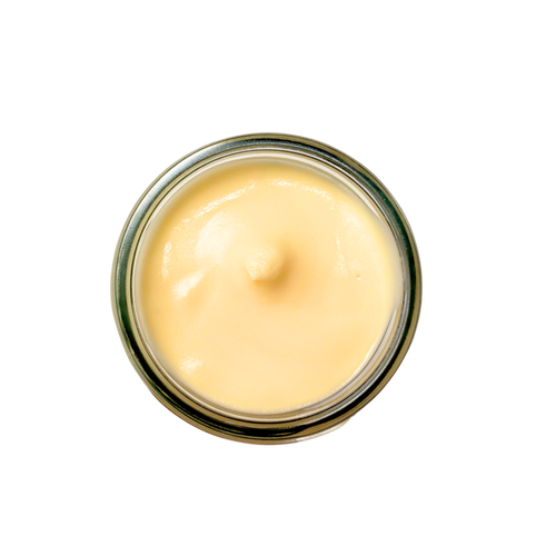 texture image of natural hand cream restore with rosehip oil