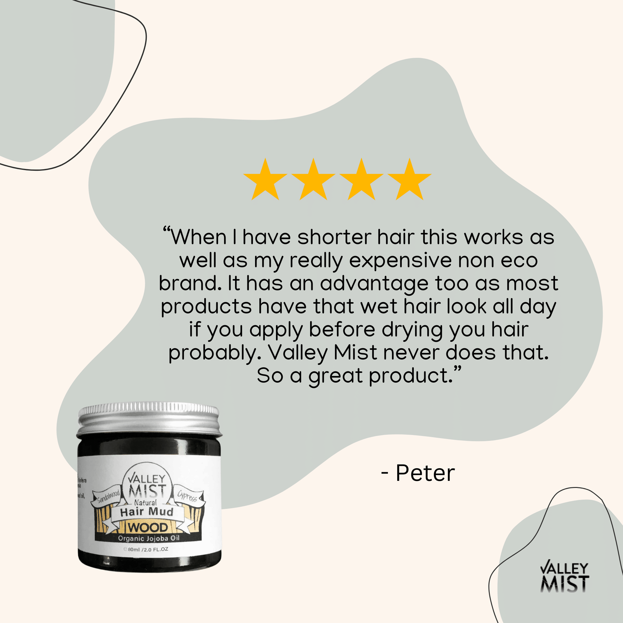 Natural Soft Hold Hair Styling Mud