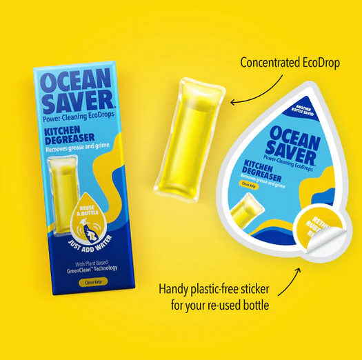 Kitchen Degreaser EcoDrop, Citrus Kelp - Plastic Free
