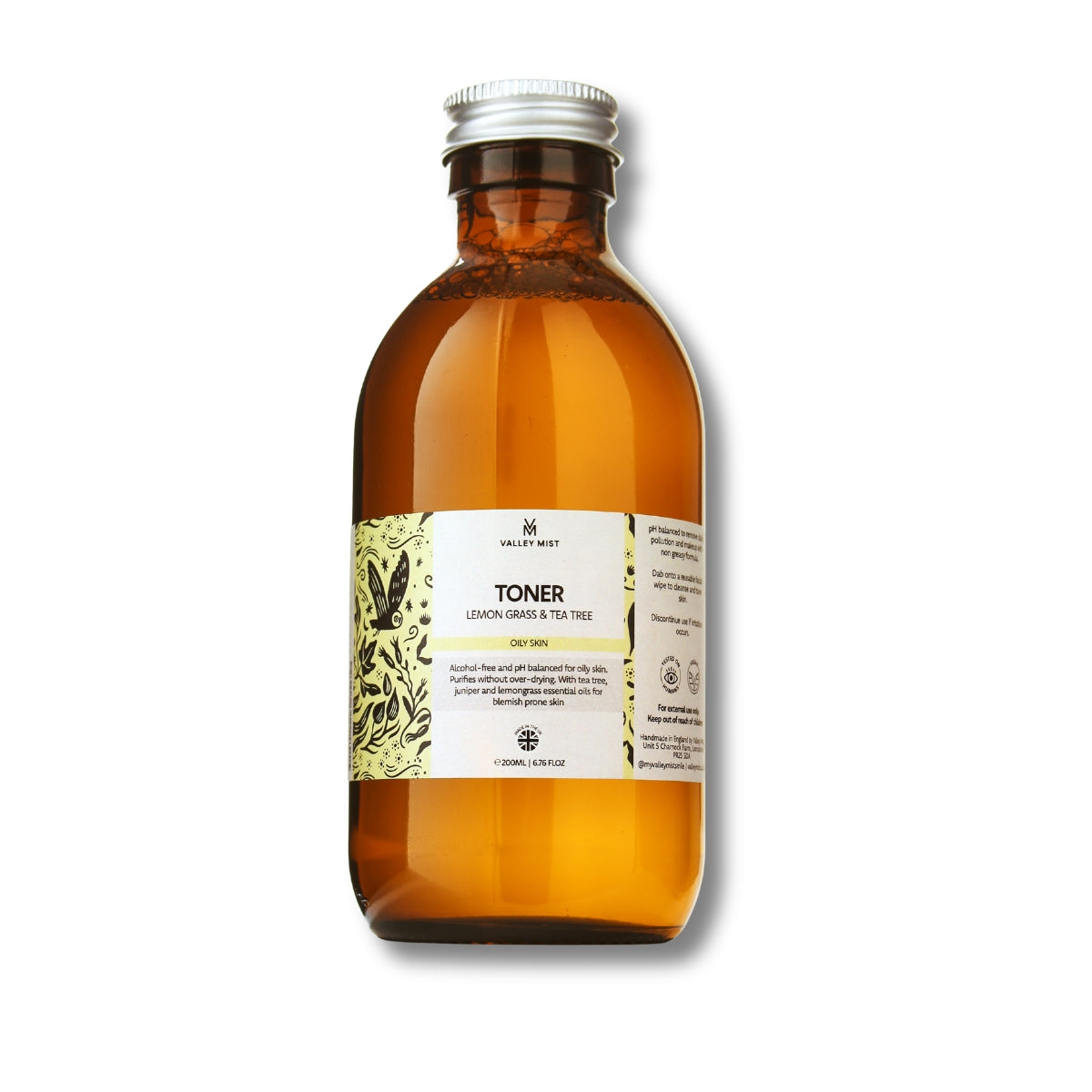 Lemongrass & Tea Tree Toner for Oily Skin