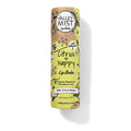 Plastic-free cocoa butter lip balm; Organic ingredients; Cruelty-free; Recyclable