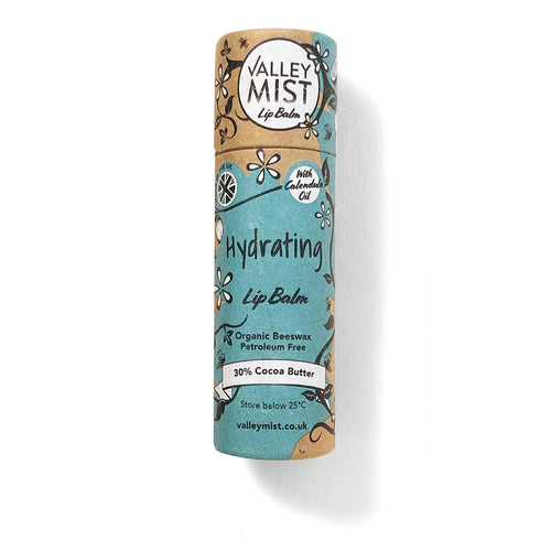 Natural hydrating lip balm in plastic-free paper tube – Valley Mist