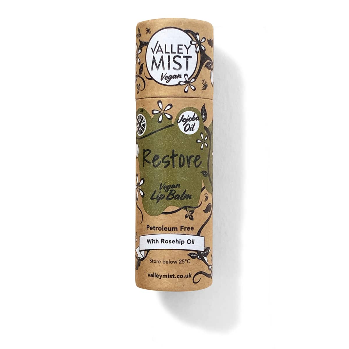 Vegan restorative lip balm – Valley Mist