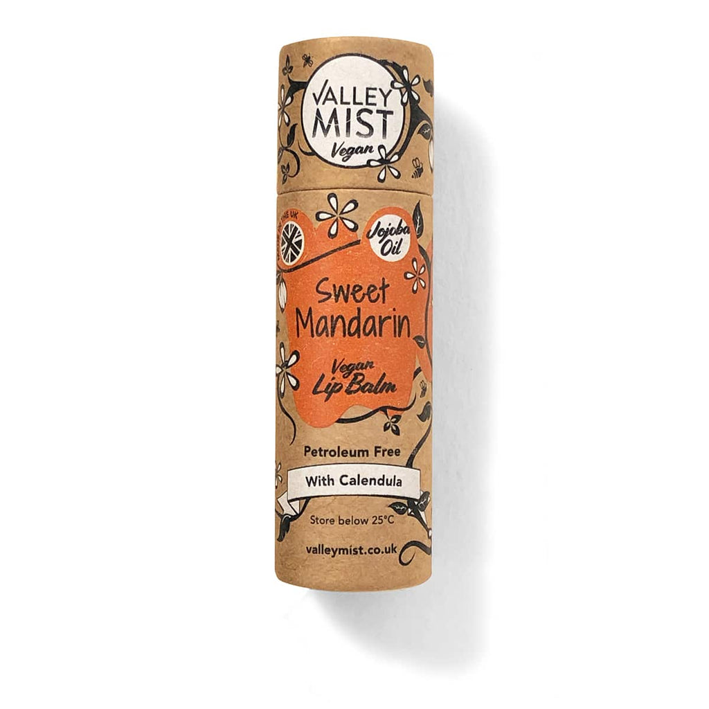 Citrus vegan lip balm with mandarin – Valley Mist