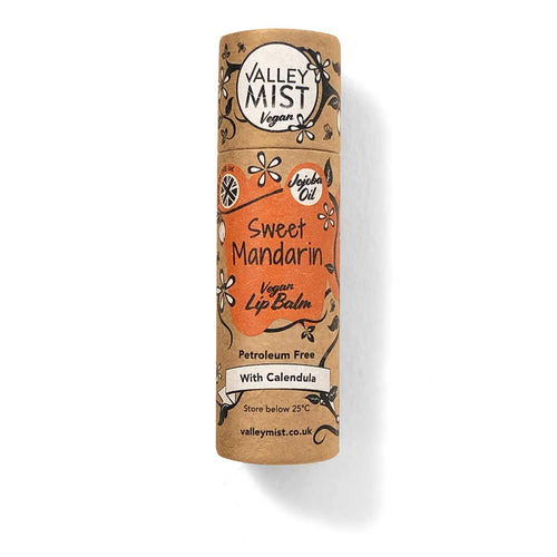 Citrus vegan lip balm with mandarin – Valley Mist