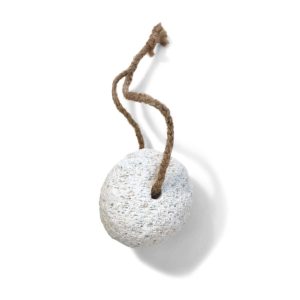 natural pumice stone with hand plaited cord