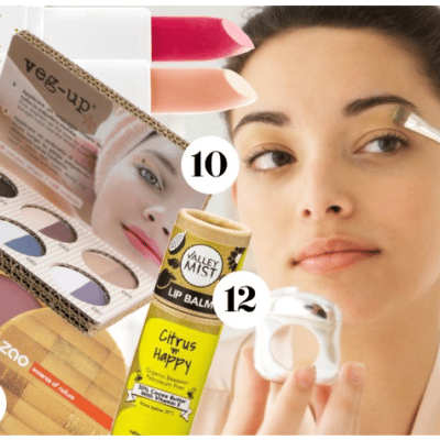 plastic free lip balm featured in green beauty article