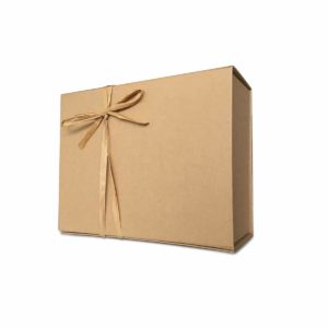 small resuable Kraft gift box with magnetic closure