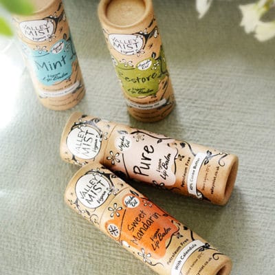 Valley Mist Plastic Free Vegan Lip Balms
