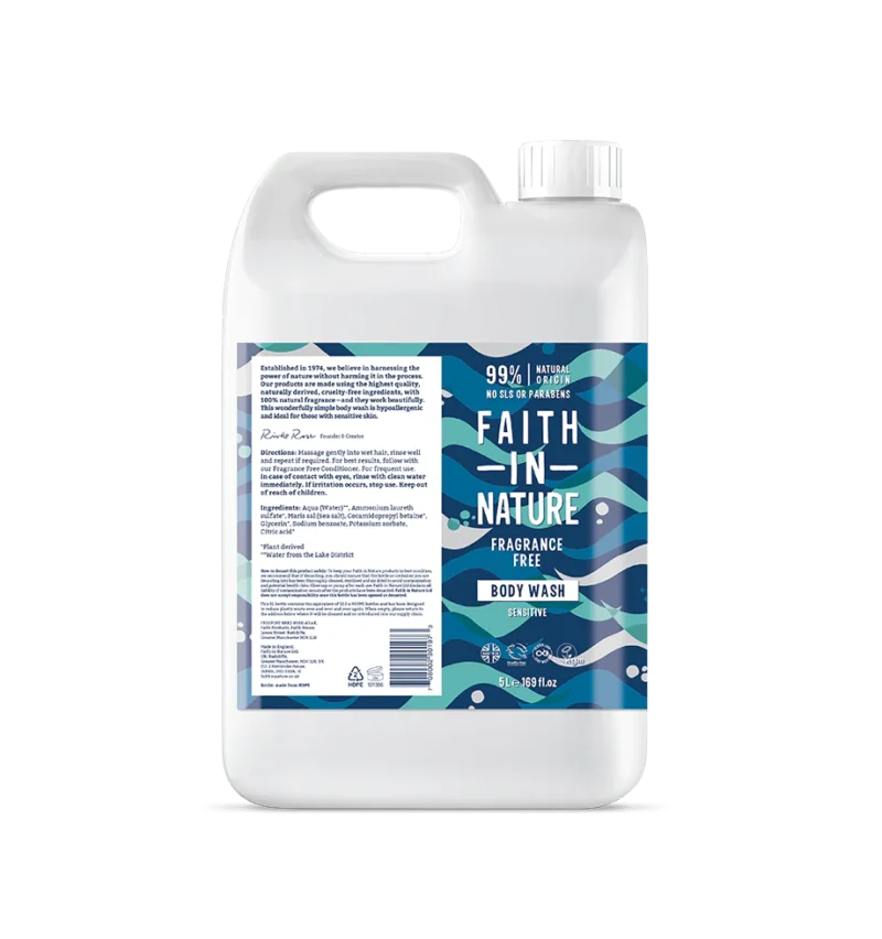 Faith in nature Fragrance Free Body Wash
