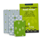 Reusable Vegan Food Wraps - A Set of 3