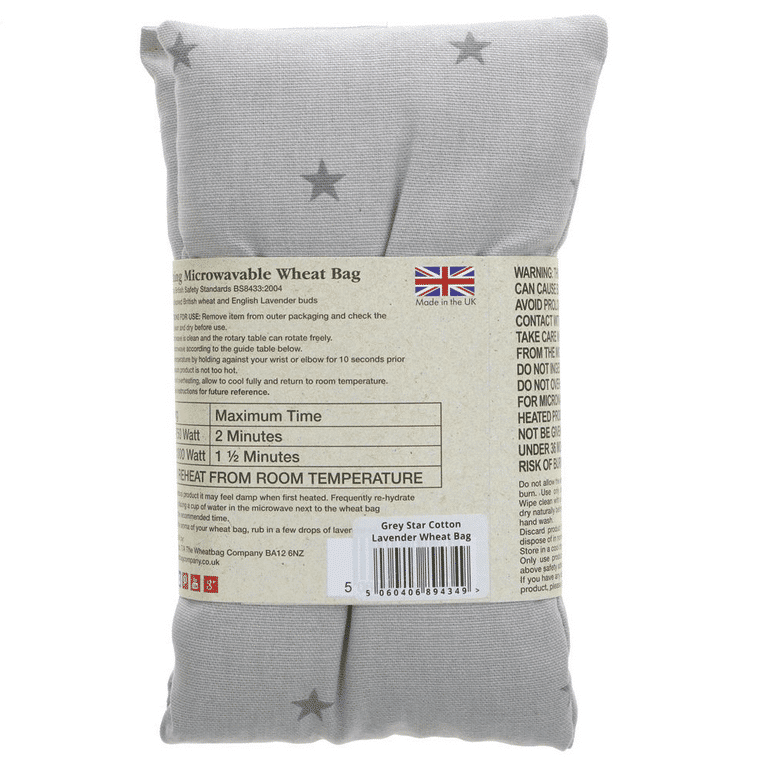 The Wheat Bag Company Wheat Bag Grey Star Lavender -02