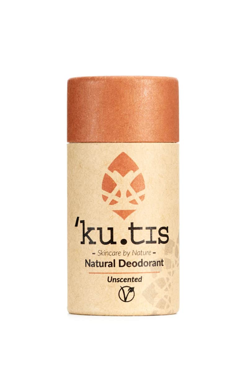 Unscented natural deodorant