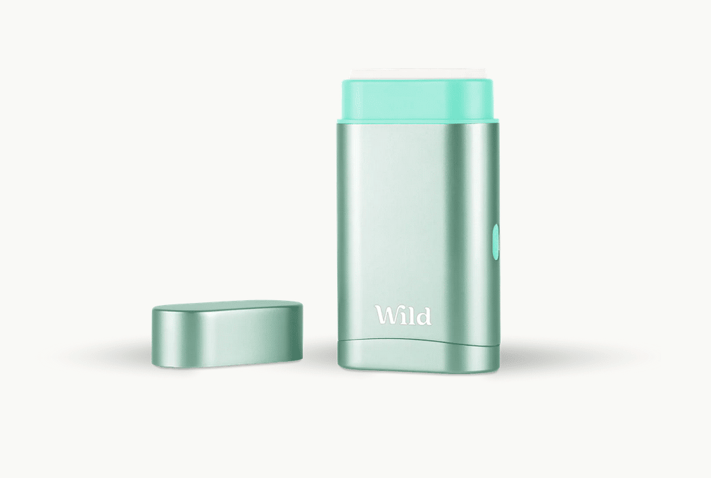 WILD Natural Deodorant Case & Refill - Fresh Cotton & Sea Salt | Valley Mist