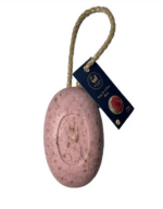 rose soap on a rope