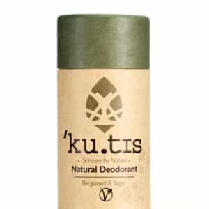 Kutis natural and vegan deodorant, bergamot and sage