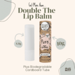 More than double the amount of lip balm compared to a standard chapstick