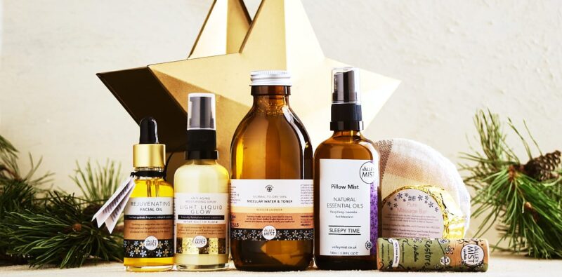 Natural and Organic Wellness Gift Box valley Mist contents