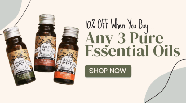 10% off any 3 Pure Essential Oils