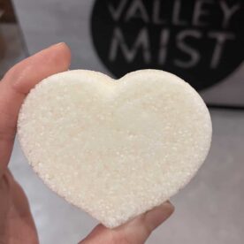 Luxury foot soak fizzer love heart shaped