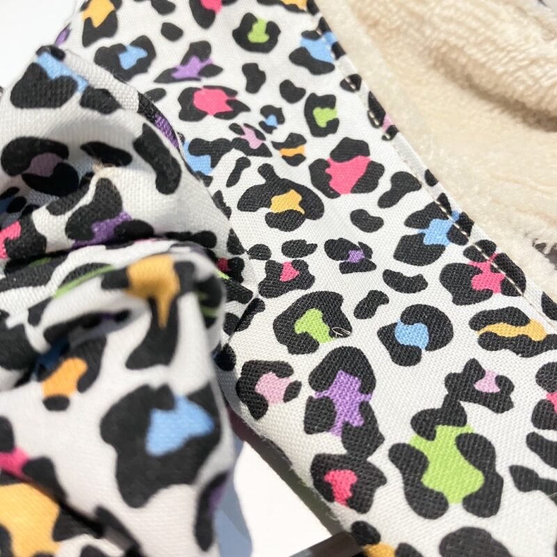 Leopard Pop headband and scrunchie set