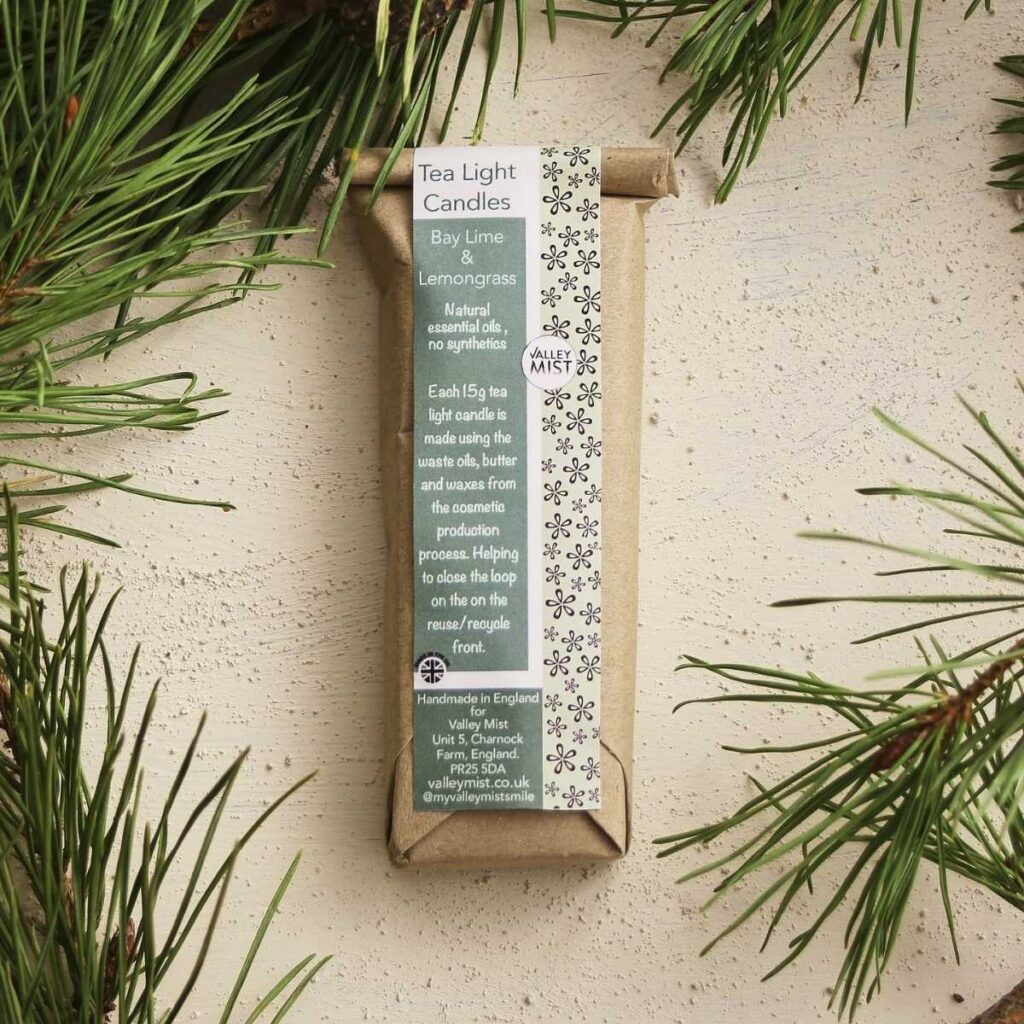 natural soy wax candle tea lights pack of 3 tea lights